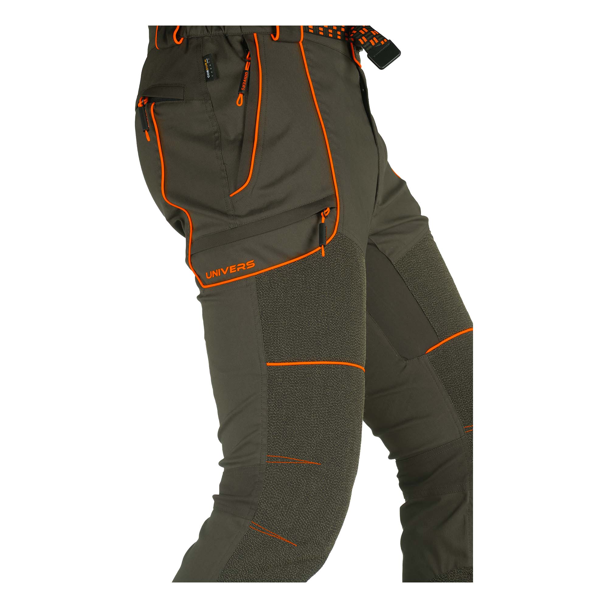 PANTALONI CACCIA CORDURA PERFORMTEX verdi/arancio - immagine 2