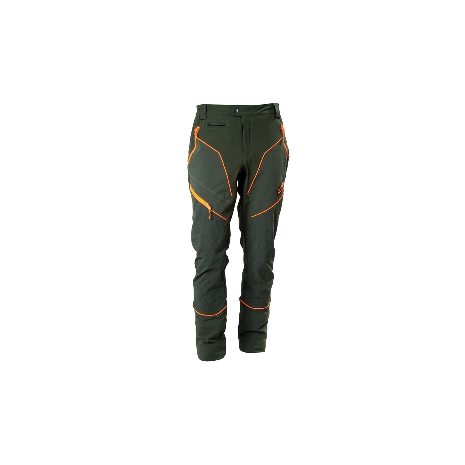 Pantaloni Banff Man verde-arancione