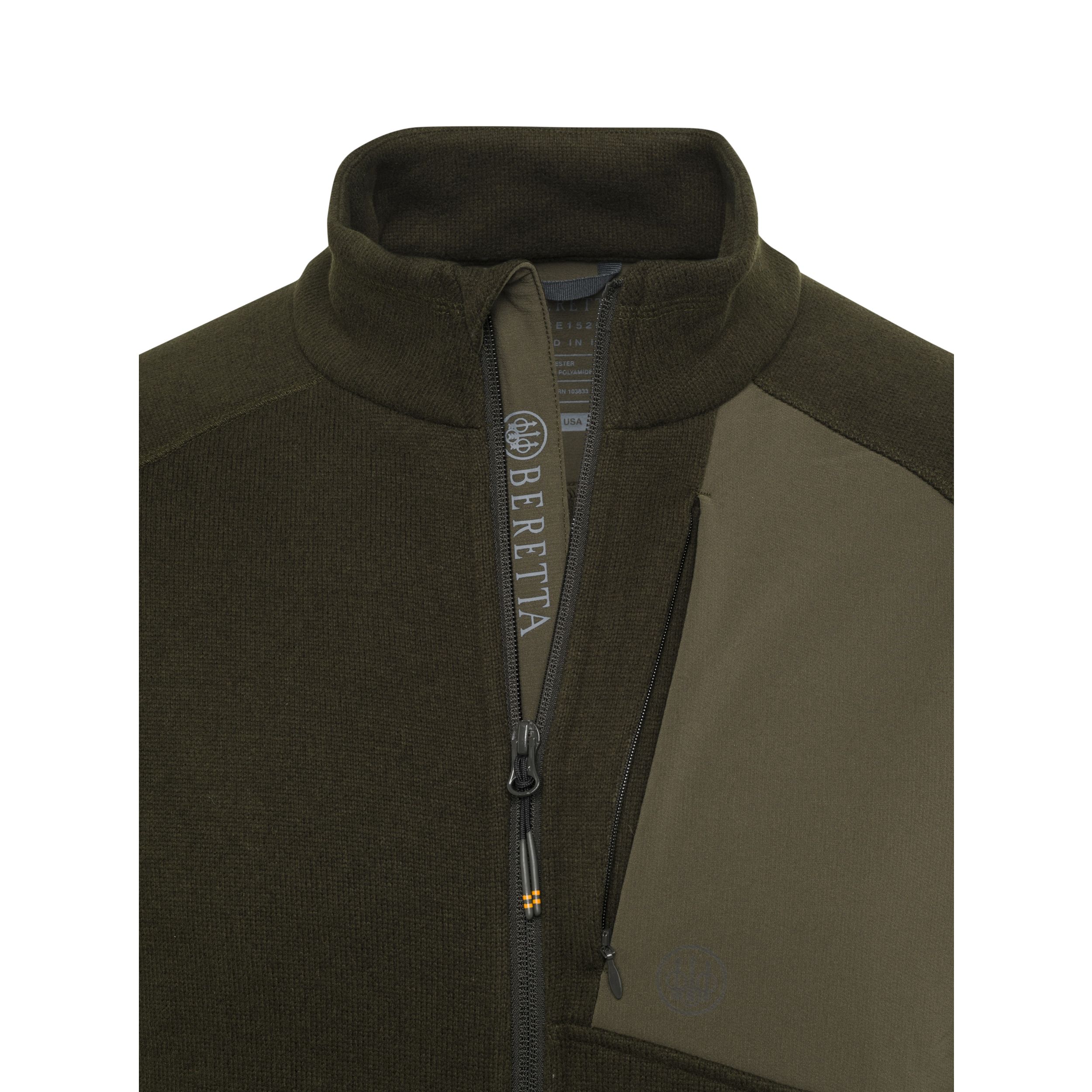 Pile termico Abisko Full Zip Verde - immagine 3