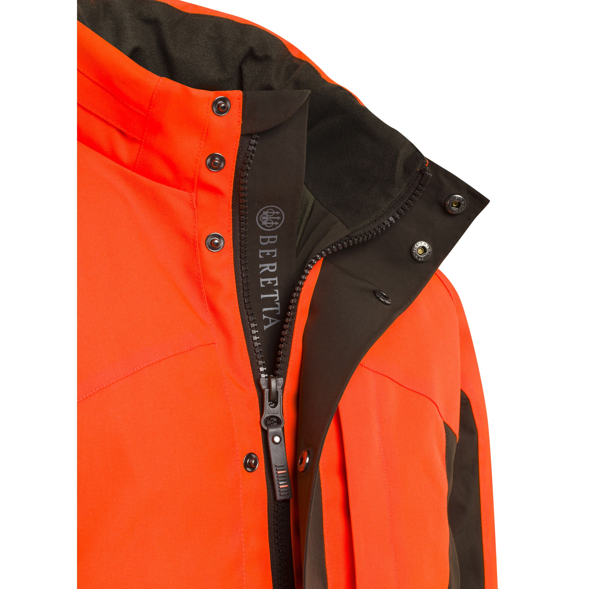 Giacca idrorepellente Balcan Marrone/arancio - immagine 4