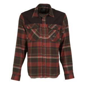 CAMICIA CACCIA FLANELLA CON SUEDE