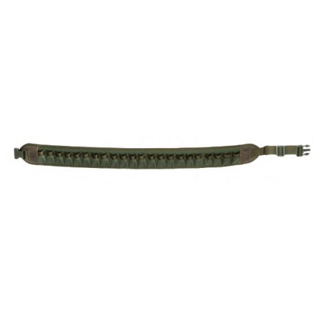 CARTUCCERA RISERVA calibro 12 in cordura verde art.R2285