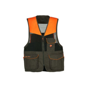 Gilet Univers verde e arancio estivo con retina