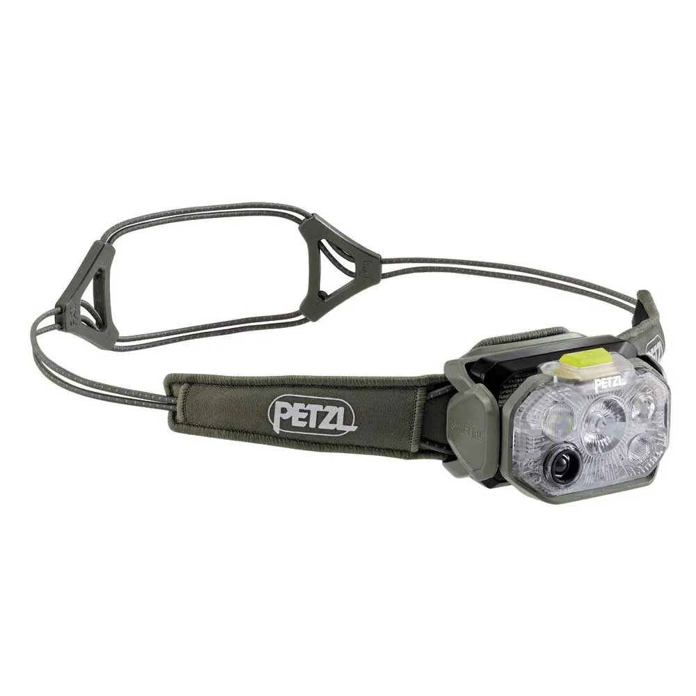 Lampada Frontale Petzl Swift RL 1200 Lumen, Jungle Green